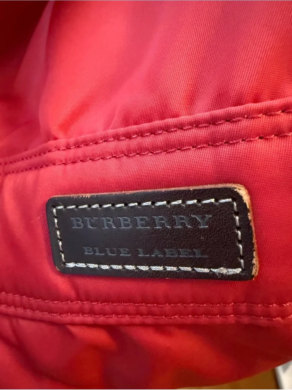 Burberry Blue Label Red Men’s Duffel Bag